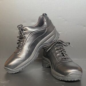 Dexter Leather Lace Up Black Shoes 9M S9500-1 NWOT